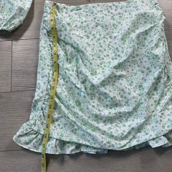 Fashion Nova Carmen Floral Mini Skirt Set - Mint/combo - Picture 11 of 14
